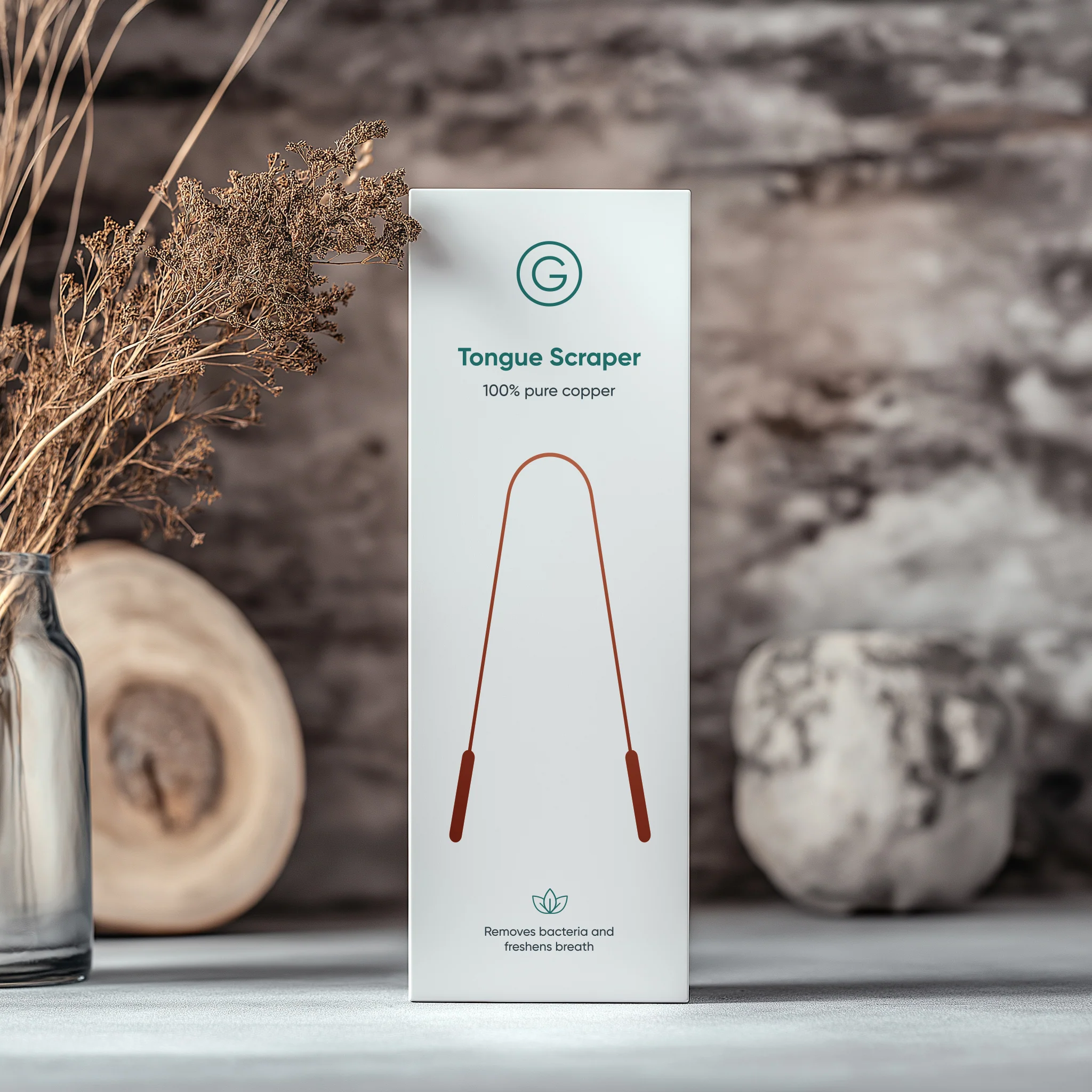 Tongue Scraper (100% Pure Copper) - Image 3